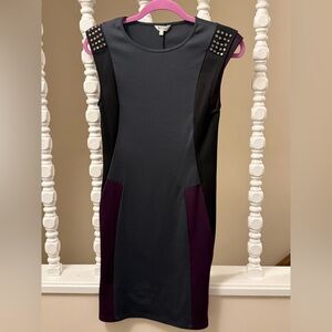 Black and Purple Dress